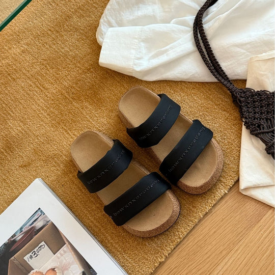 Damen Komfortable Badesandalen mit anatomisch geformtem Fußbett und rutschfester Sohle EB