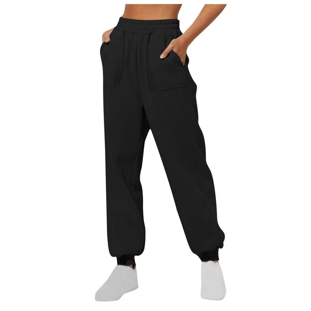 Damen lässige Freizeithose mit hohem Bund EB