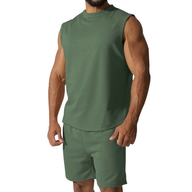 Herren sportliches Kurzarm-Set aus atmungsaktivem Material EB