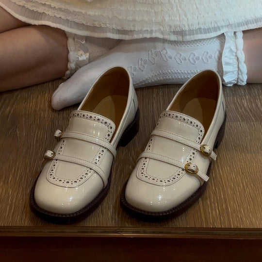 Damen Ballerinas mit dekorativen Strassdetails und komfortablem Riemchen EB