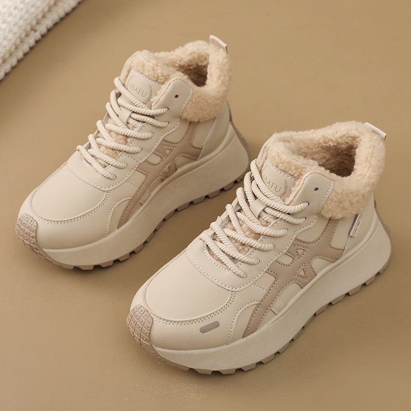 Damen Sneakers mit warmem Fleece-Futter und dämpfender Laufsohle EB