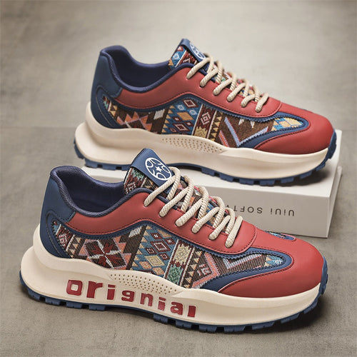 Damen Bequeme und modische Sneakers mit farbenfrohem Design EB