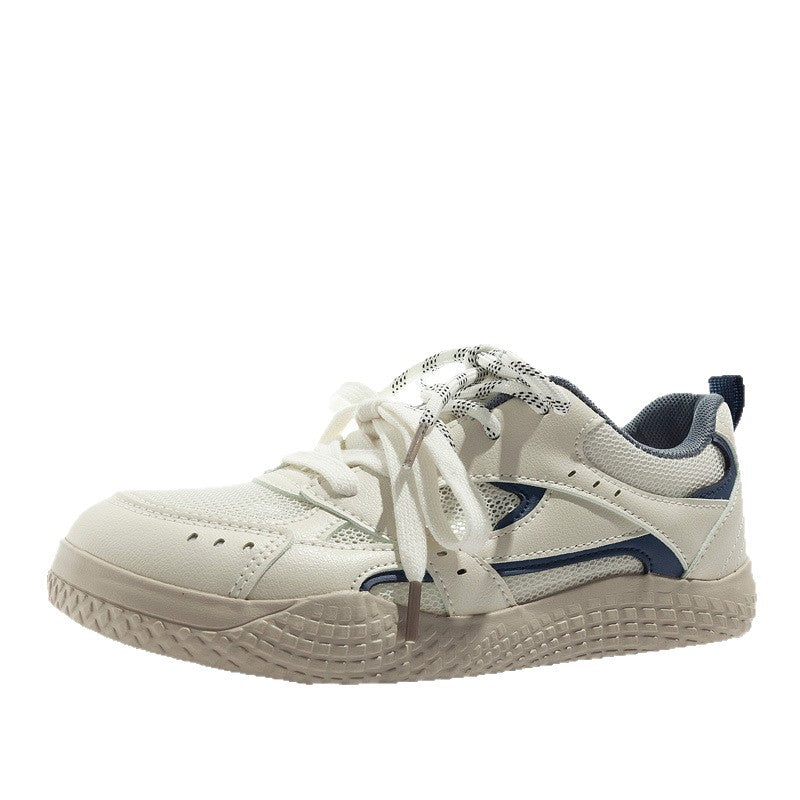 Damen Sportliche Sneaker mit strukturiertem Obermaterial und rutschfester Gummisohle EB