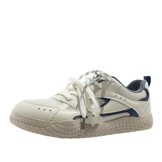 Damen Sportliche Sneaker mit strukturiertem Obermaterial und rutschfester Gummisohle EB