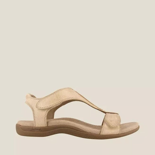 Damen Komfortable Zehentrennersandalen mit ergonomischem Riemendesign EB
