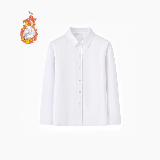 Damen Elegantes Langarmhemd mit weicher Innenseite EB