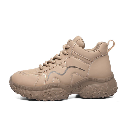 Damen Sportliche Sneakers mit Reißverschluss und dämpfender Sohle EB