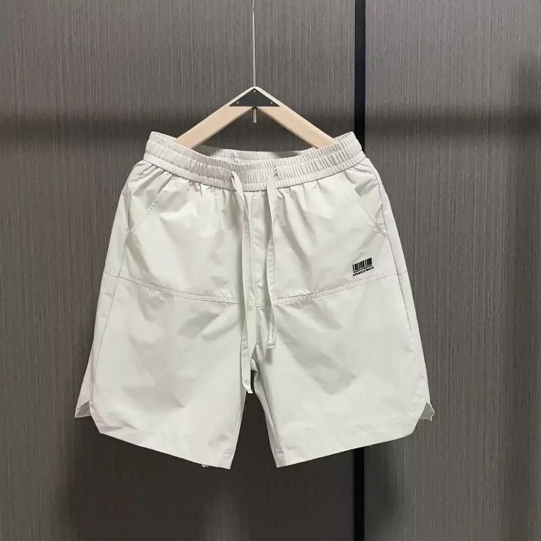Herren lässige Sportshorts mit elastischem Bund und seitlichen Eingrifftaschen EB