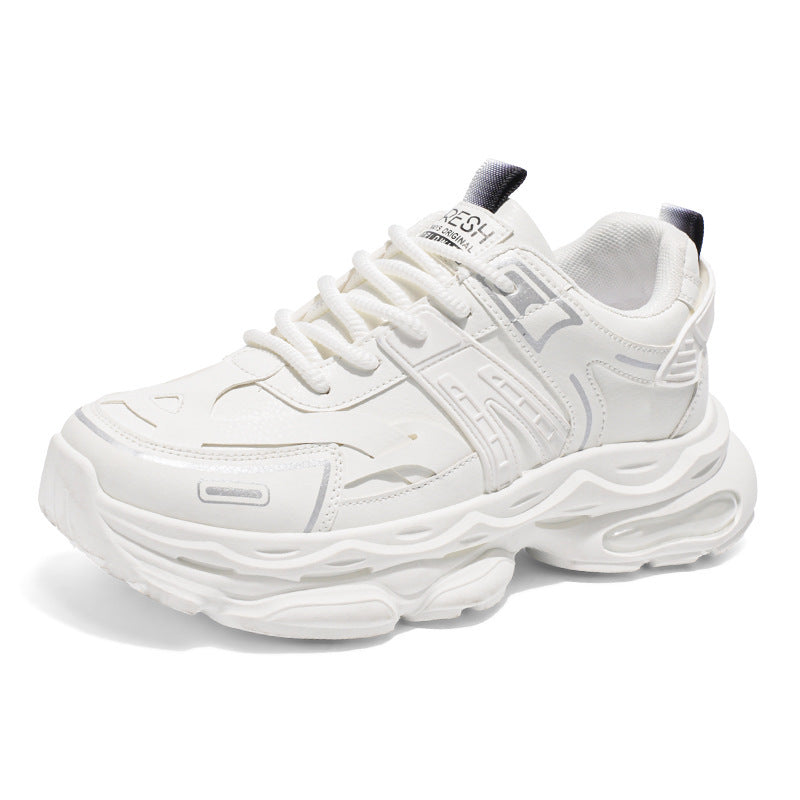 Damen Sportliche Sneakers mit stoßdämpfendem Sohlenprofil und atmungsaktivem Obermaterial EB