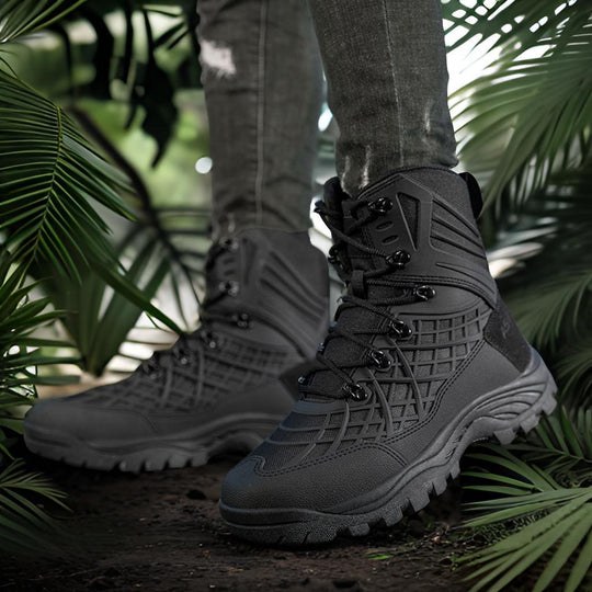 Herren vielseitige Outdoor-Stiefel mit hoher Knöchelunterstützung und rutschfester Sohle EB