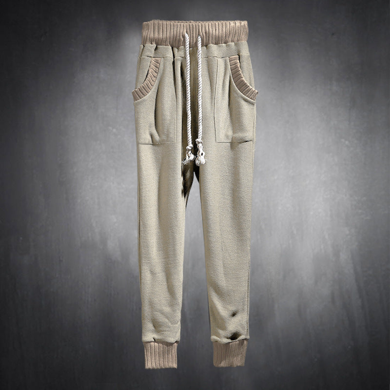 Herren Sportliche Jogginghose mit bequemen seitlichen Eingrifftaschen und elastischem Bund EB