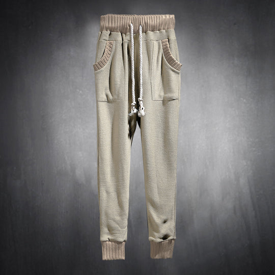 Herren Sportliche Jogginghose mit bequemen seitlichen Eingrifftaschen und elastischem Bund EB