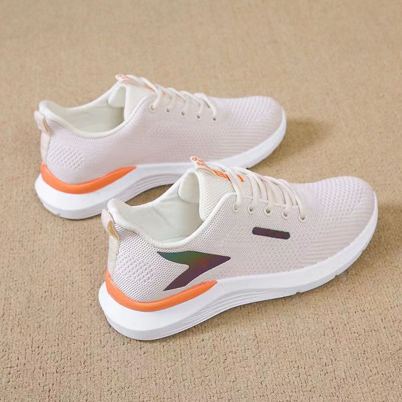Damen Sportliche Sneakers mit flexibler Sohle und atmungsaktivem Mesh-Obermaterial EB