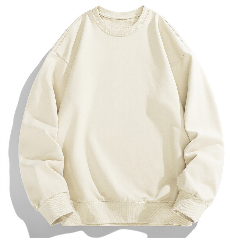 Damen bequemer Sweatshirt mit lässigem Schnitt und elastischem Bund EB