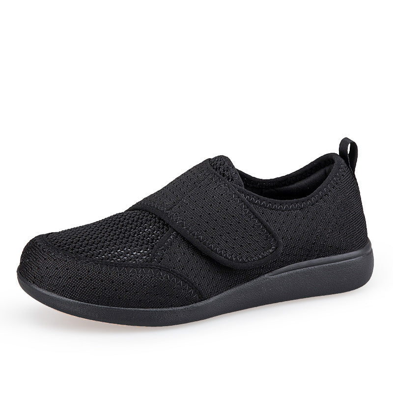 Herren nan orthopädischer Pantoffel mit verstellbarem Klettverschluss, atmungsaktivem Mesh und stoßdämpfender Schaumstoffsohle EB