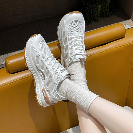 Damen Sportliche Laufschuhe mit atmungsaktiver Mesh-Konstruktion und dämpfender Sohle EB