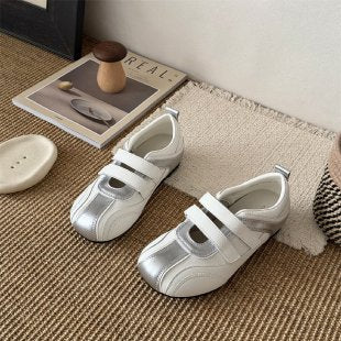 Damen Komfortable Freizeitschuhe mit verstellbaren Riemen EB