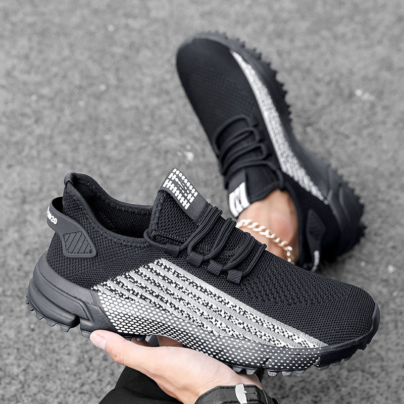 Damen Sportliche Sneakers mit rutschfester Profilsohle und atmungsaktivem Obermaterial EB