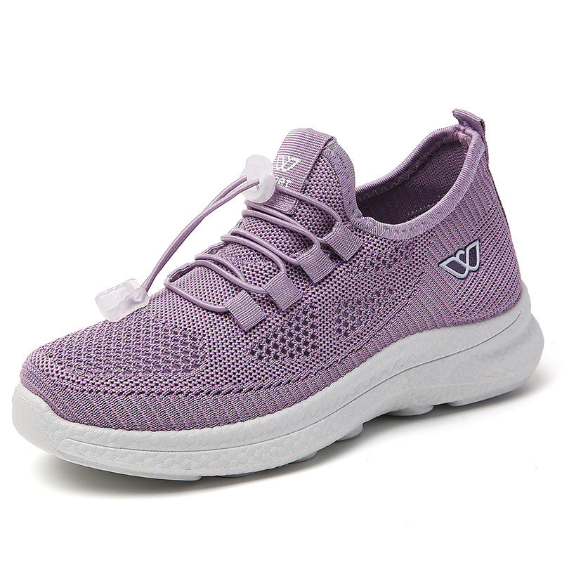 Damen Atmungsaktive Schnür-Sneaker mit flexibler Sohle EB