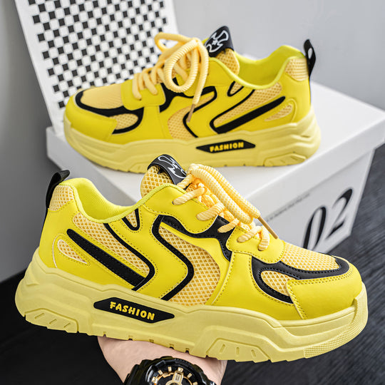 Damen Sportliche Sneaker mit atmungsaktivem Netz-Obermaterial und rutschfester Sohle EB