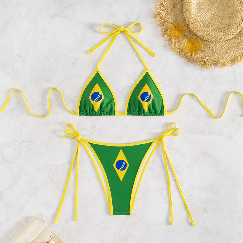 Damen Triangel-Bikini mit brasilianischem Flair EB