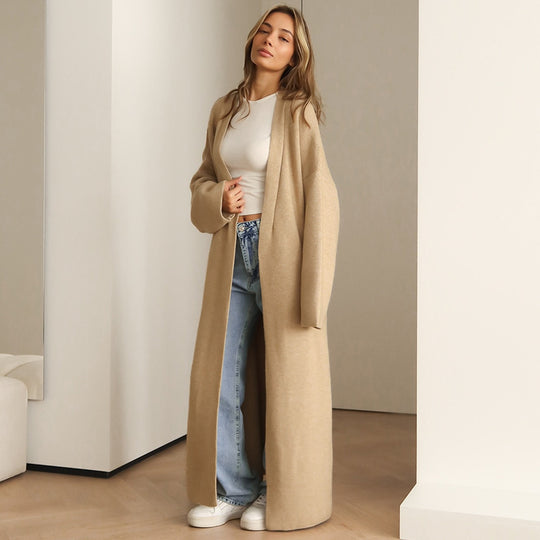 Damen Oversize-Strickmantel EB
