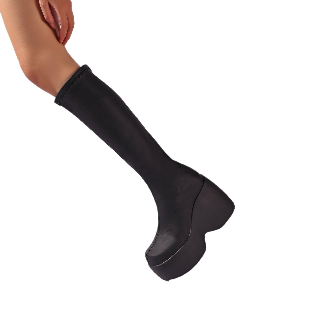 Damen High-Performance Plateau-Stiefel mit ergonomischem Design und rutschfester Sohle EB
