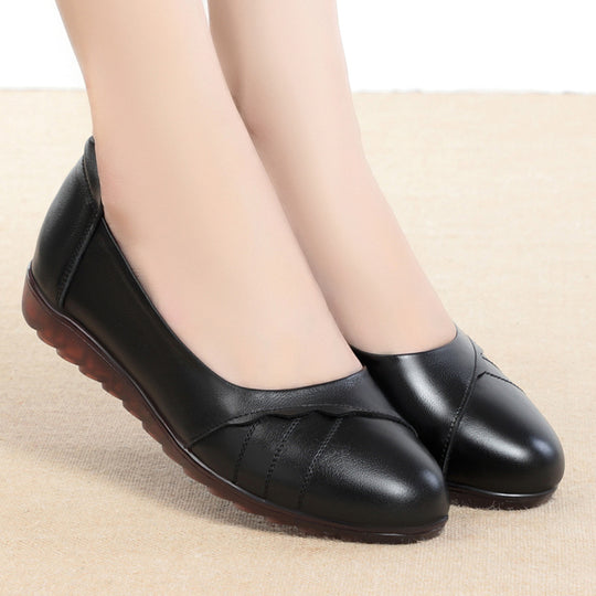 Damen Klassische Ballerinas mit atmungsaktivem Innenmaterial und rutschfester Sohle EB