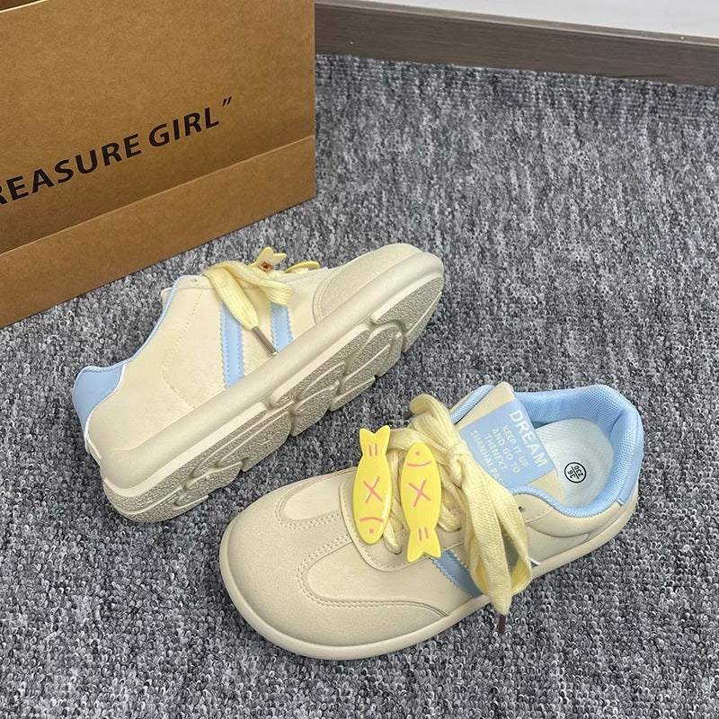 Damen Sportliche Sneakers mit verspieltem Design und stabiler Sohle EB