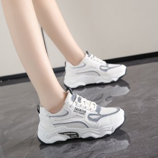 Damen Modische Sneakers mit komfortabler Dämpfung und atmungsaktivem Mesh-Obermaterial EB