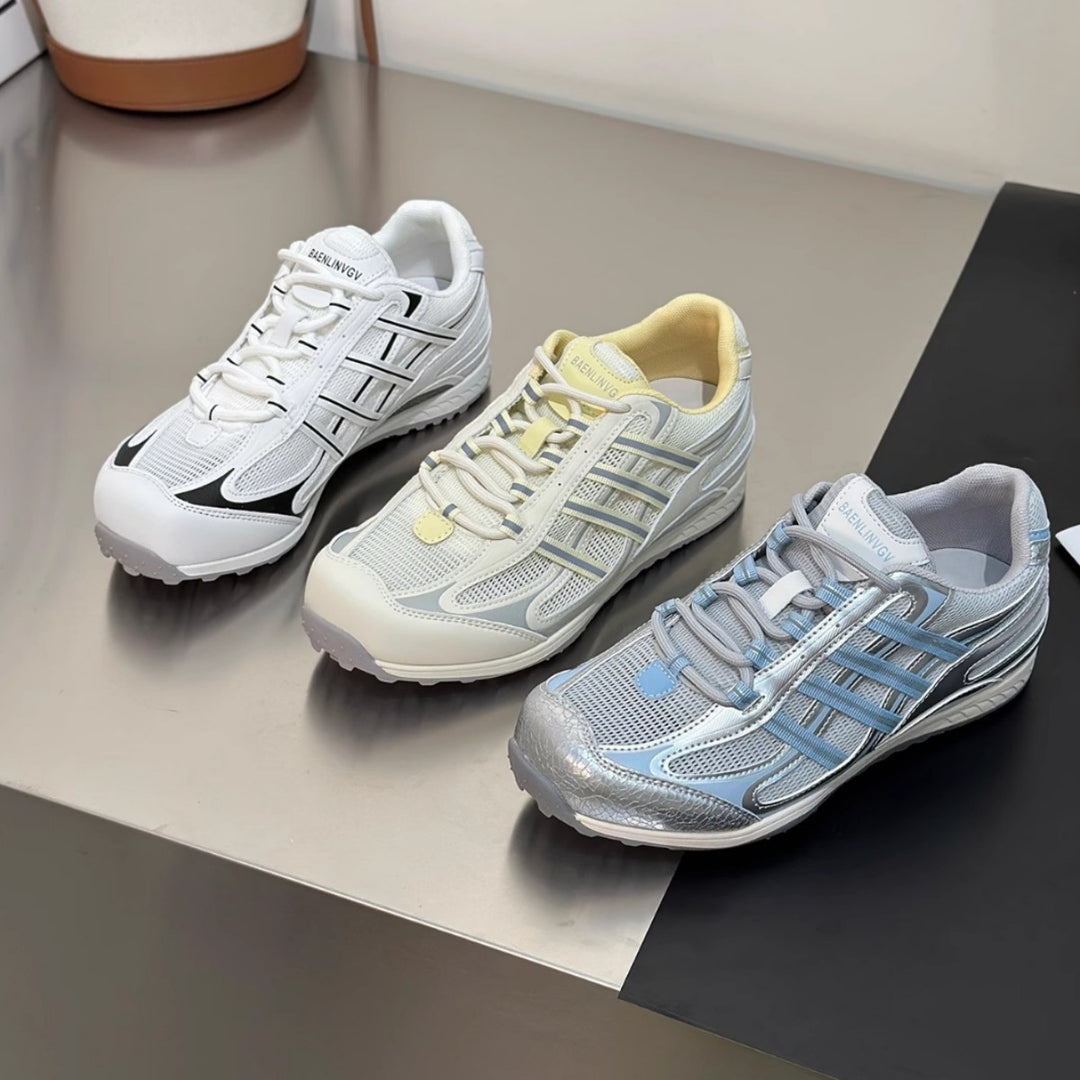 Damen Sportliche Laufschuhe mit atmungsaktivem Obermaterial und rutschfester Sohle EB