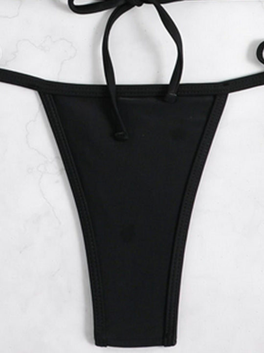 Damen Triangel-Bikini mit raffiniertem Schnürdesign EB