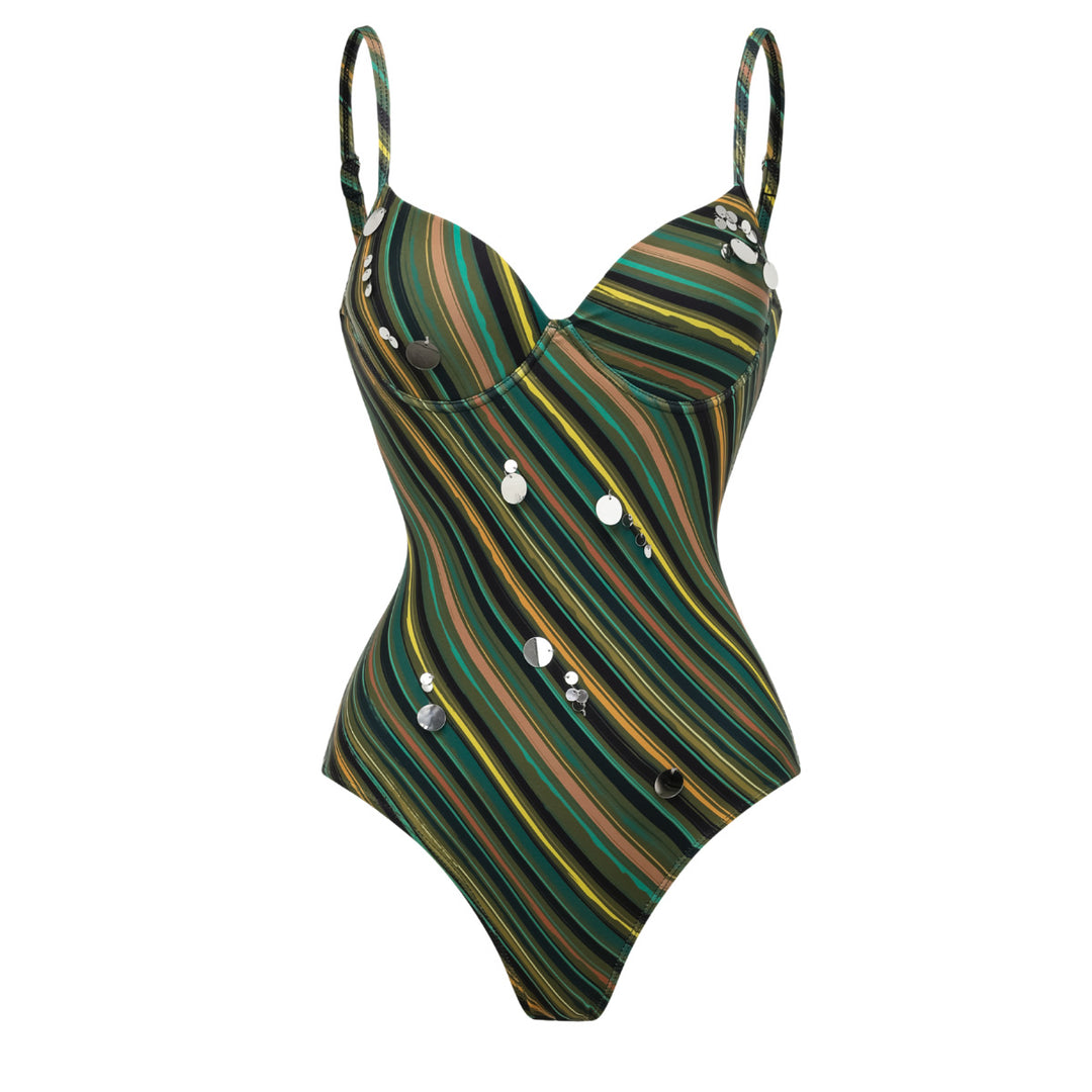 Damen Badeanzug und Strandrock Set EB