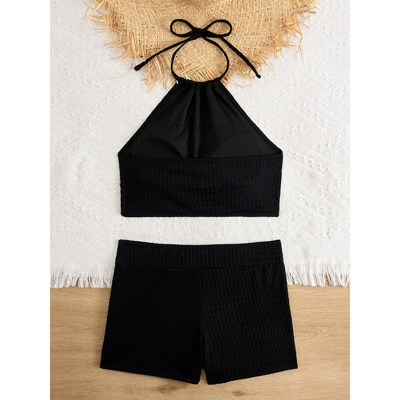 Damen Bikini-Set mit raffinierten Schnittdetails und elastischen Trägern EB