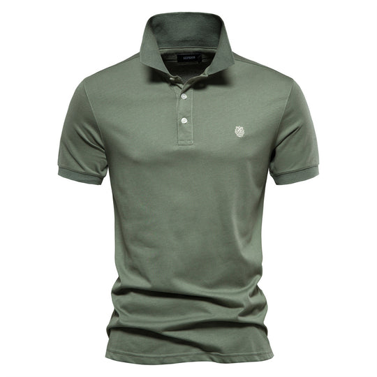 Herren Polo-Shirt mit feiner Piqué-Struktur und klassischem Kragen EB