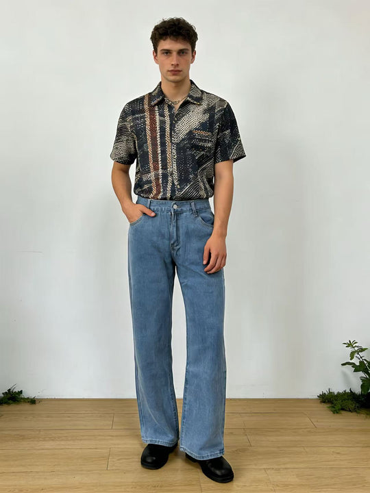 Herren Cargo-Jeans mit praktischen Taschen und lässigem Schnitt EB