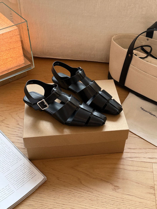 Damen Sling-Sandalen mit elegantem Riemendesign und komfortabler Schnalle EB