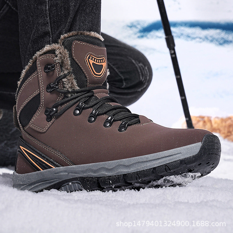 Herren Winterwanderschuhe mit isolierendem Futter und rutschfester Sohle EB