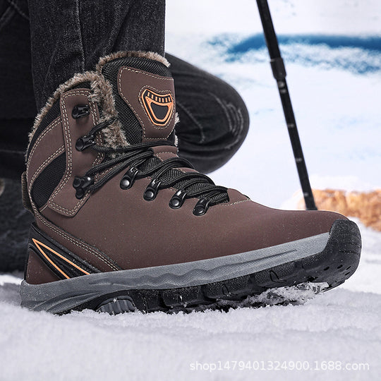 Herren Winterwanderschuhe mit isolierendem Futter und rutschfester Sohle EB