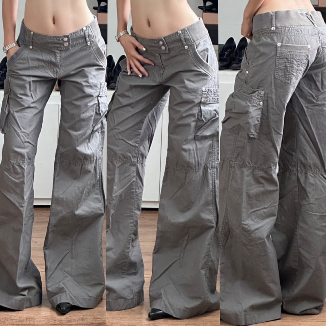 Damen Cargo-Hose mit weitem Schnitt und praktischen Seitentaschen EB
