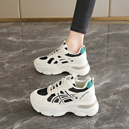Damen Chunky Sneaker mit atmungsaktivem Mesh und komfortabler Dämpfung EB
