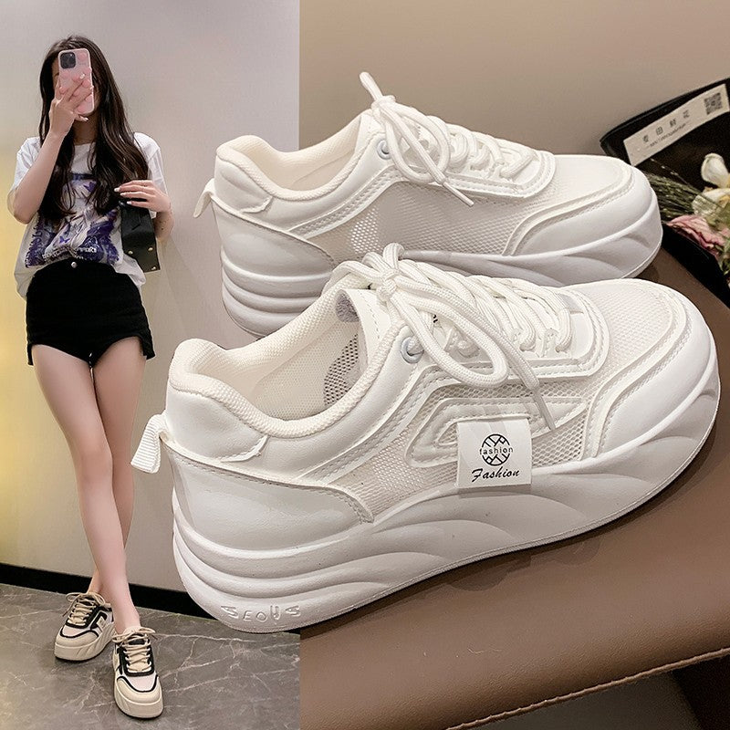 Damen Sportliche Sneakers mit innovativem Mesh-Design und dämpfender Sohle EB