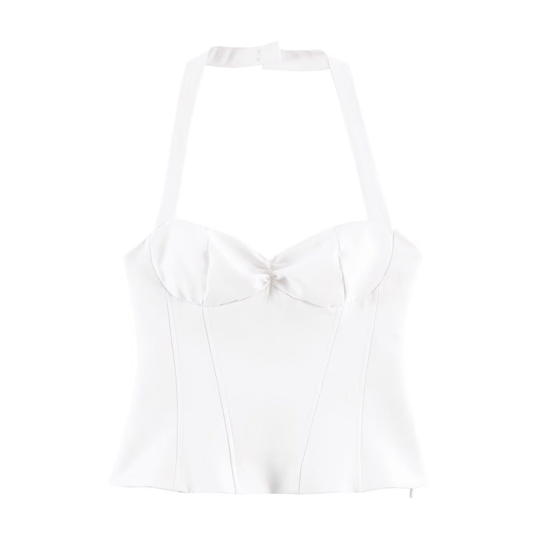 Damen Kombination aus kurzem Oberteil und Shorts EB