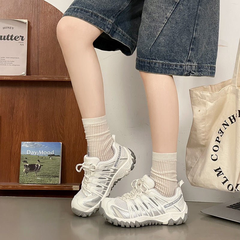 Damen Sneakers mit ergonomischem Design und atmungsaktiver Mesh-Oberfläche EB