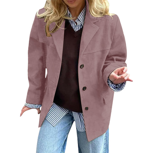 Damen Oversized Baumwolljacke mit lässigem Schnitt EB