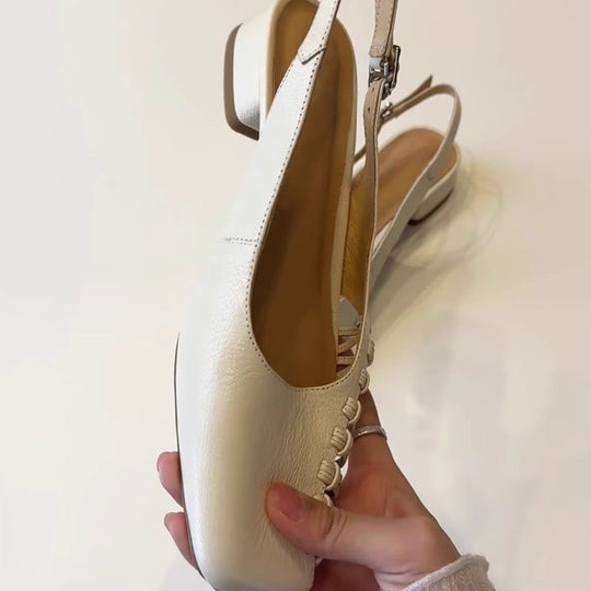 Damen Slingback-Pumps mit dekorativen Strassapplikationen und modernem Schnitt EB