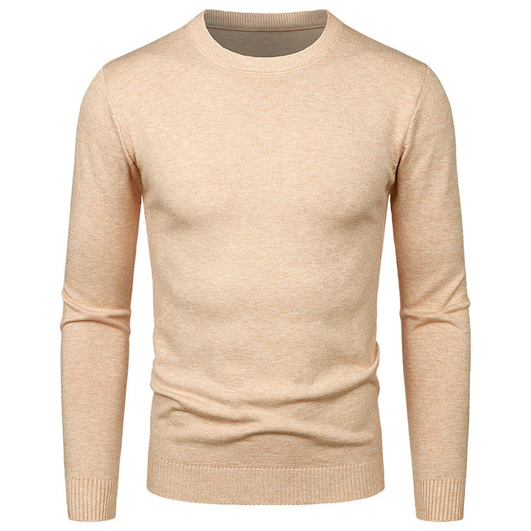 Herren Rundhalspullover aus weichem Material EB