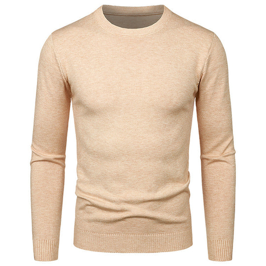 Herren Rundhalspullover aus weichem Material EB
