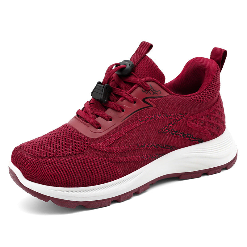 Damen Leichte und atmungsaktive Sport-Sneakers mit elastischem Obermaterial EB