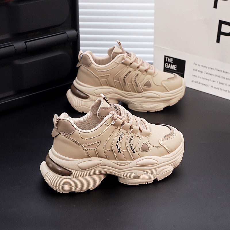 Damen Chunky Sneakers mit gepolsterter Laufsohle und atmungsaktivem Obermaterial EB